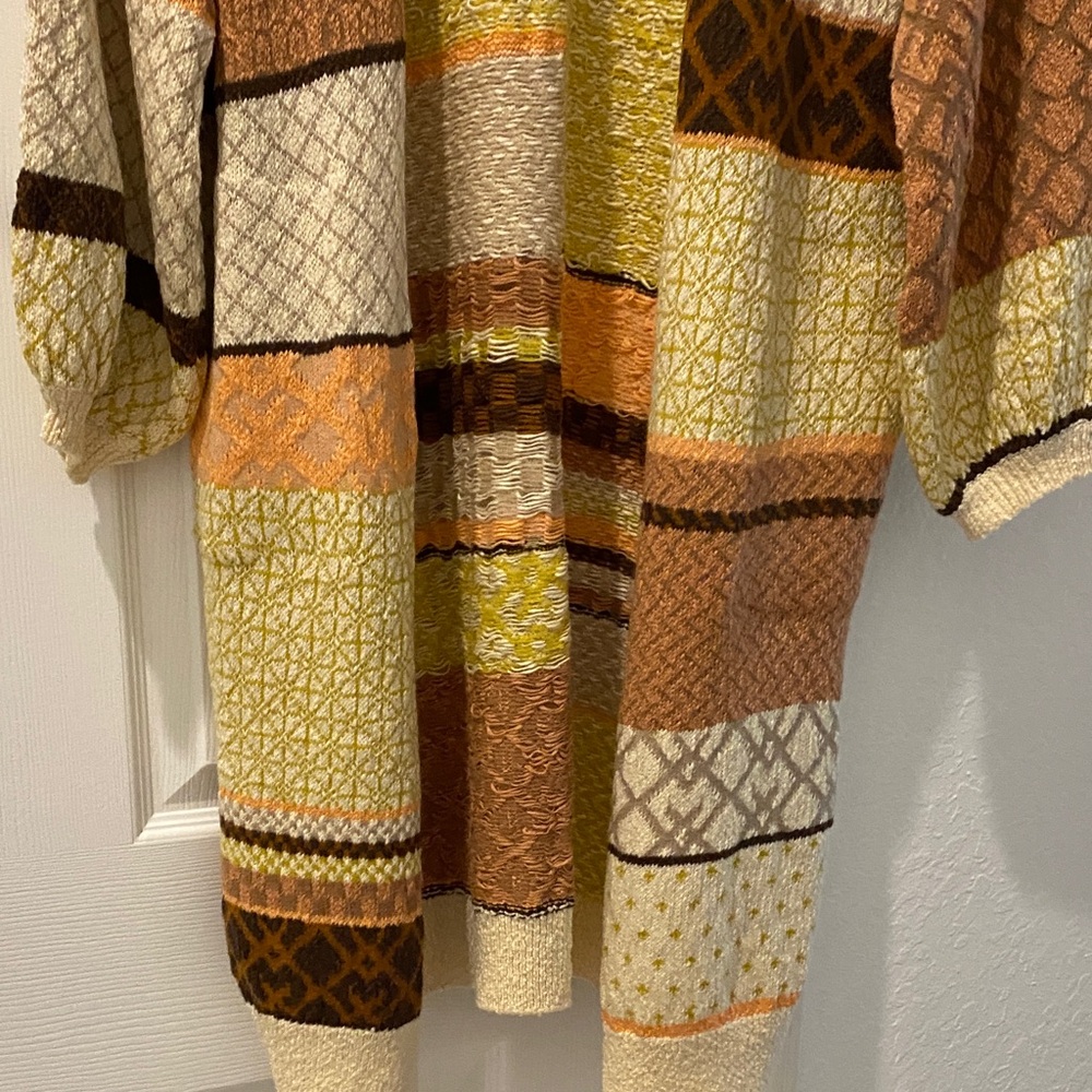 Free People Multicolor Patchwork Cardigan - Picture 2 of 9